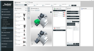 TopSolid’ShopFloor | TOOL MANAGER – 3D Ansicht des Revolvers (IST- und SOLL-Situation für das Umrüsten der Maschine) TopSolid’ShopFloor | TOOL MANAGER – 3D Ansicht des Revolvers (IST- und SOLL-Situation für das Umrüsten der Maschine)